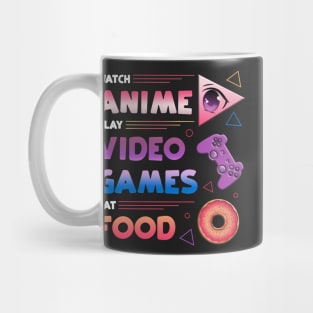 Watch Anime Play Video Games Eat Food Mug